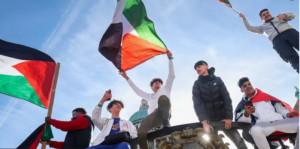 Pro-Palestinian protest attracts thousands in Belfast city centre